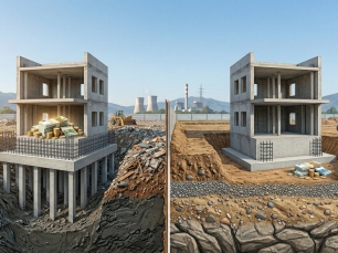 Tensión en cimentación