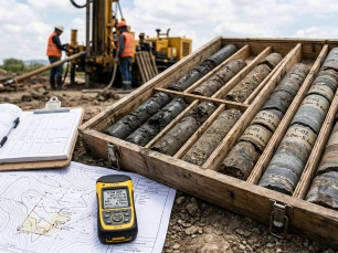 muestras terreno perforacion