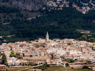 vista aerea de Parcent