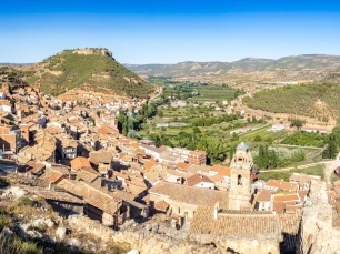 vista de Ademuz desde la parte alta