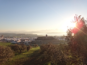 Bornos y su embalse, el paisaje actual junto al que se encuentra la villa romana de El Cañuelo.