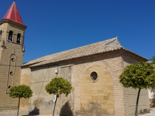 La iglesia de Nuestra Señora María de la Consolación, en Lahiguera, escenario de una historia de ampliaciones, derrumbes y reparaciones.