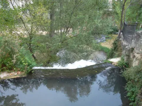 El río Cifuentes a su paso por Trillo, otro de los cauces que forman parte del paisaje municipal.