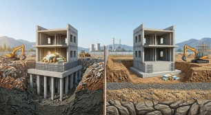 Tensión en cimentación