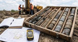 muestras terreno perforacion