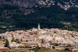 vista aerea de Parcent