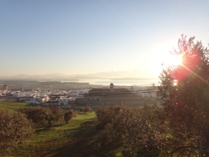 Bornos y su embalse, el paisaje actual junto al que se encuentra la villa romana de El Cañuelo.