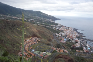 El relieve de La Caldereta junto a Santa Cruz de La Palma conserva la huella del antiguo volcán de La Concepción.