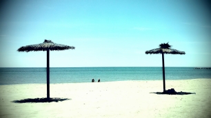 La playa de arena de Puçol, cuyo frente costero transformado se inauguró en el verano de 2004.